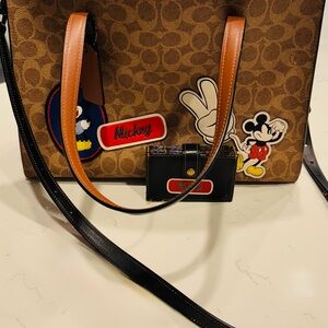 Disney X Coach Crossbody Bag with Mickey Mouse Details-Limited Edition